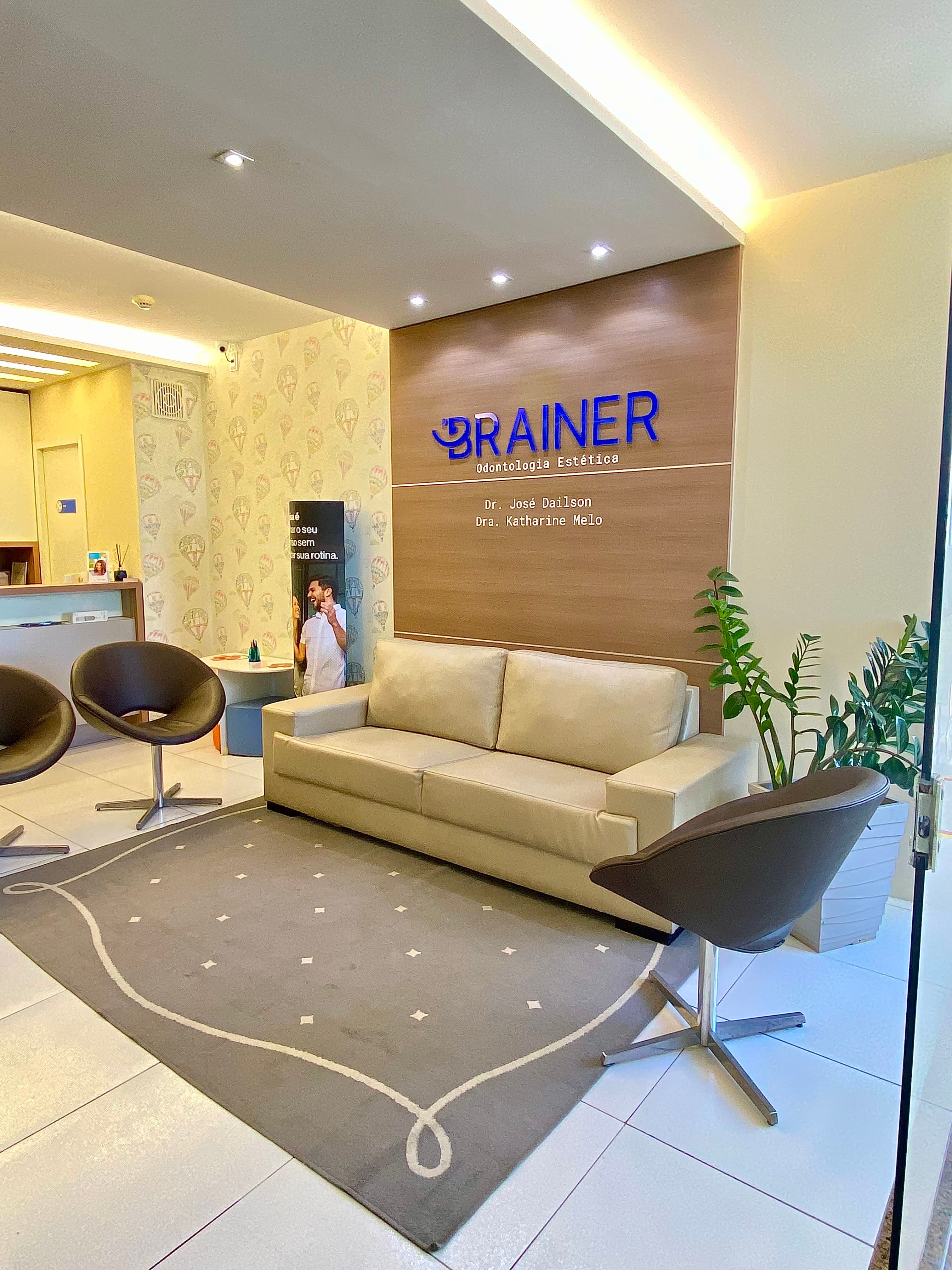 Área de atendimento Brainer Odontologia